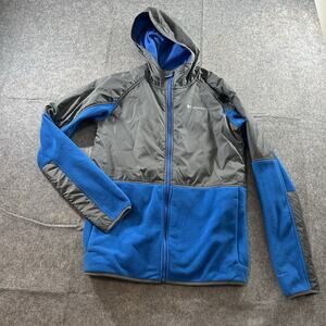 Columbia Jacket Youth Boys Size XL 18/20 Basin Butte Full Zip Hooded Fleece